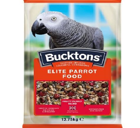 Bucktons Elite Parrot 1275kg Caged Bird Feed Aviary Fruit Seed