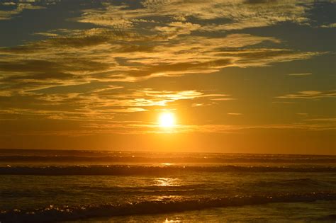 Free Images Beach Coast Sand Ocean Horizon Cloud Sun Sunrise