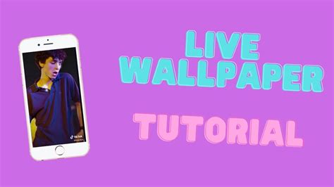 How To Make A Live Wallpaper Iphone Youtube