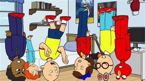 Caillou Turns Everyone Upside Downgrounded Youtube