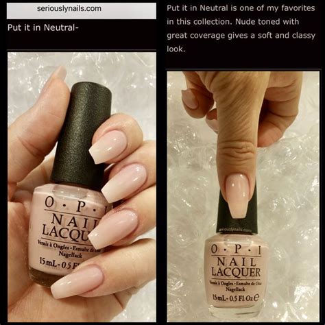Opi “put It In Neutral” Neutral Nails Nails Pretty Nails