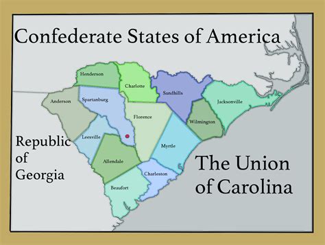 The Union Of Carolina From The Lost Cause My Civil War Alternate