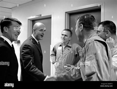 Left To Right Are Astronauts Walter M Schirra Jr Gemini 6 Command