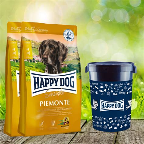 Happy Dog Supreme Sensible Piemonte Inkl Happy Dog Futtertonne