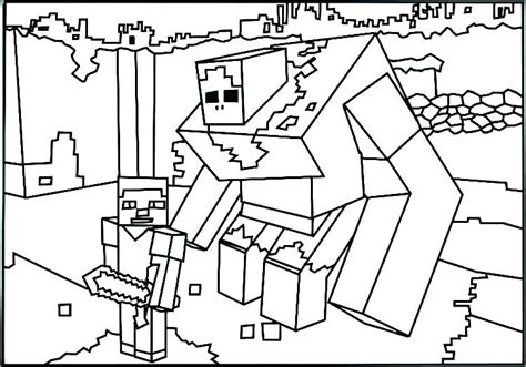 Download 178 Minecraft Zombie Villager Coloring Pages Png Pdf File