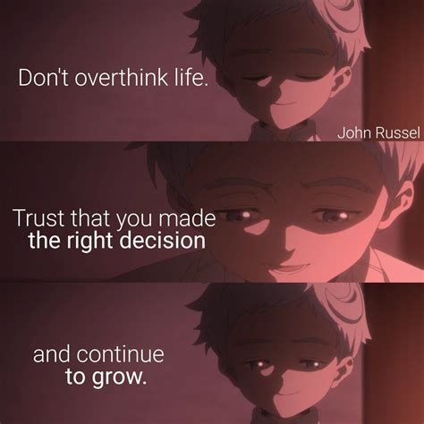 The Promise Neverland Anime Quotes Inspirational Anime Love Quotes