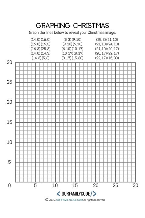 Free Printable Christmas Coordinate Graphing Worksheets Web Each Of Our