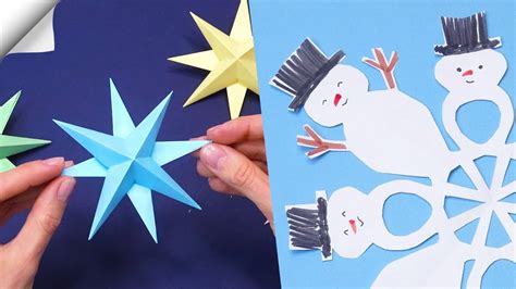 5 Christmas Craft Diy Paper Crafts Youtube