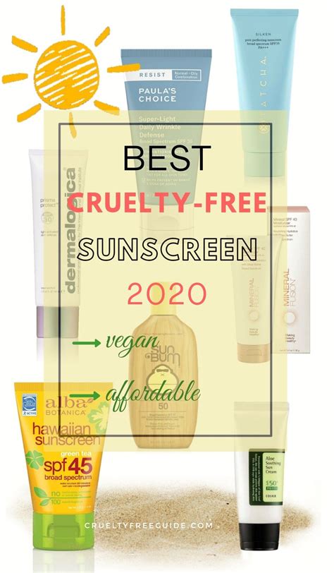 11 Best Cruelty Free Sunscreen Vegan And Anti Aging 2021 Cruelty