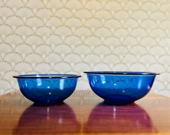 Pyrex 323 1 5L Mixing Bowls Cobalt Blue Set Of 3 Good To Great
