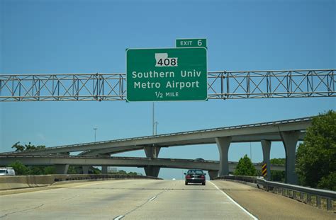 Interstate 110 North Aaroads Louisiana