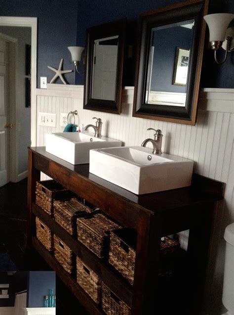Bath vanity top and cabinet combo install. Ana White | Spa-Slatted Double Vanity - DIY Projects