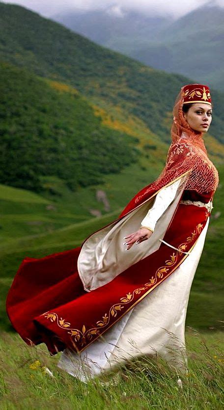 Circassian Folk Fashion National Dress Folk Costume