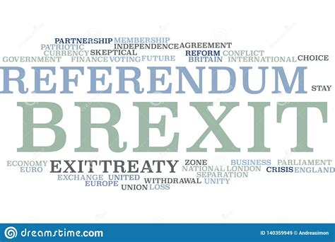 Brexit Word Cloud Stock Illustration Illustration Of London 140359949