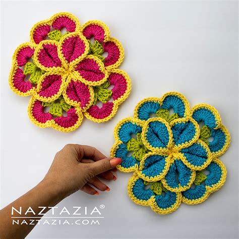 Ravelry Flower Kitchen Pad Pattern By Naztazia