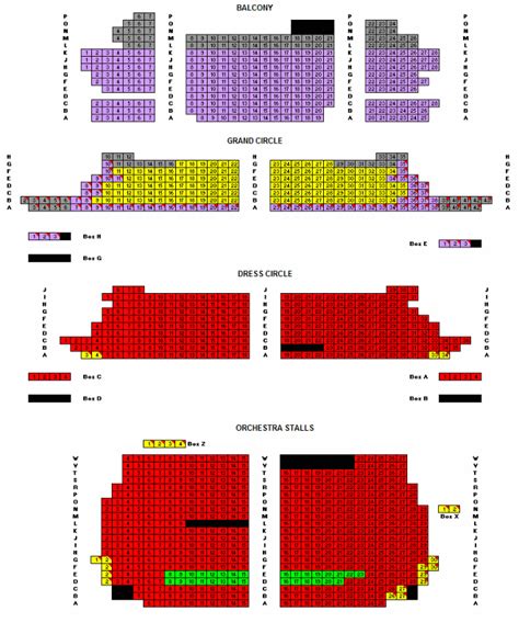 Palace Theatre Seating Plan Events And Shows Theatre