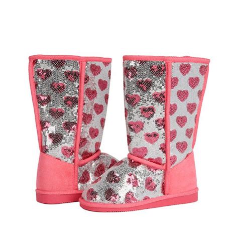 Sequin Heart Boots Boots Girls Ugg Boots Cute Outfits For Kids