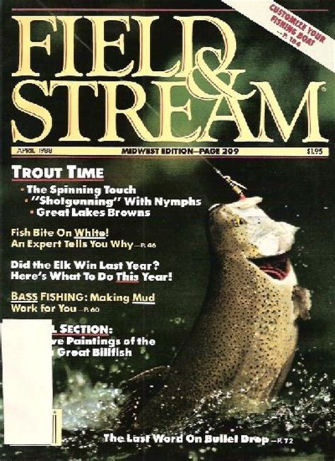 520 clock tower way, 520 clock tower way Vintage Field and Stream Magazine - April, 1988 - Like New Condition - Midwest Edition
