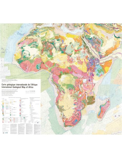 International Geological Map Of Africa Pdf Ccgm