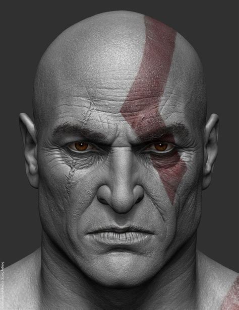 Artstation Kratos God Of War Sergey Solop Em 2020 Com Imagens