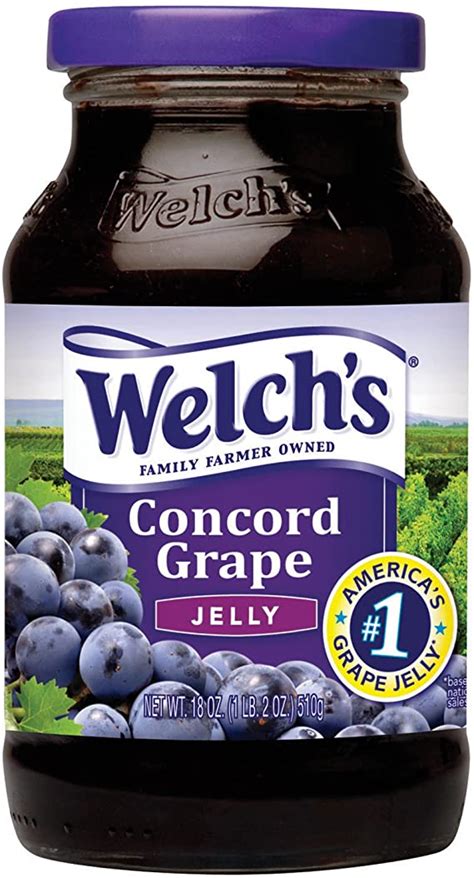 Welchs Concord Grape Jelly Jar 18oz 510g Sweets From Heaven