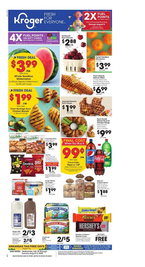 Kroger Sales Ad Jul 29 Aug 4 2020 Next Week Preview Kroger Sweet