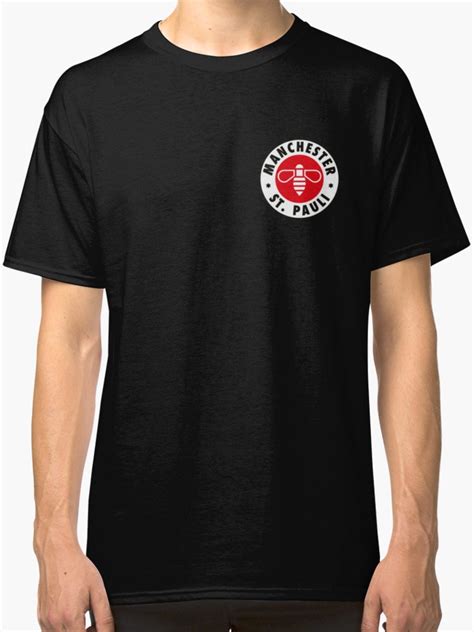 Mens T Shirt Small Logo Manchester St Pauli