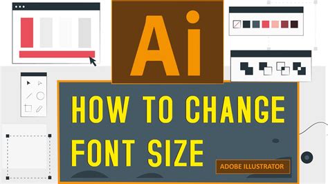 How To Change Font Size Adobe Illustrator YouTube