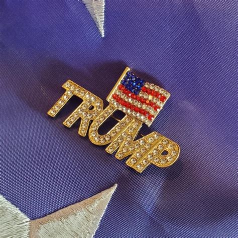 Jewelry American Flag Trump Lapel Pin Brooch Poshmark