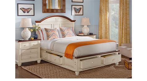 Enjoy free shipping & browse our great selection of bedroom furniture, kids bedroom sets and more! Berkshire Lake White 7 Pc King Storage Bedroom - Panel ...