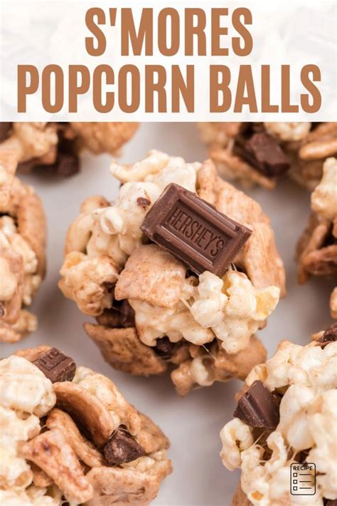 Smores Popcorn Balls Video Snacks Gourmet Popcorn Recipes Desserts