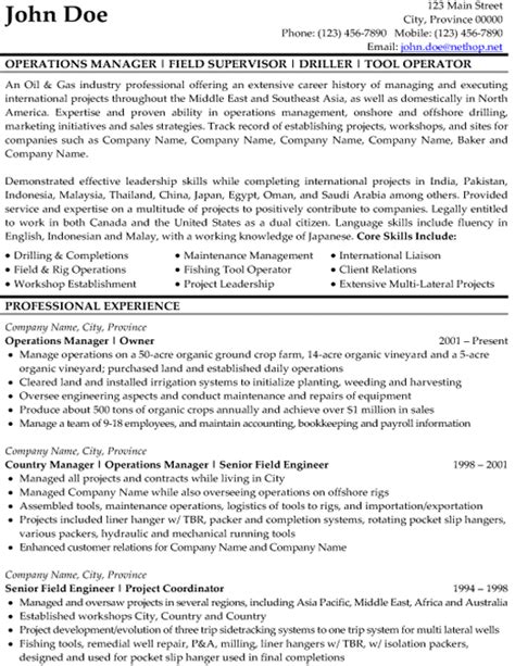 Resume Examples Oil Field , #examples #field #resume # ...