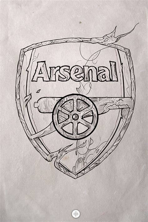 Arsenal Logo On Pantone Canvas Gallery