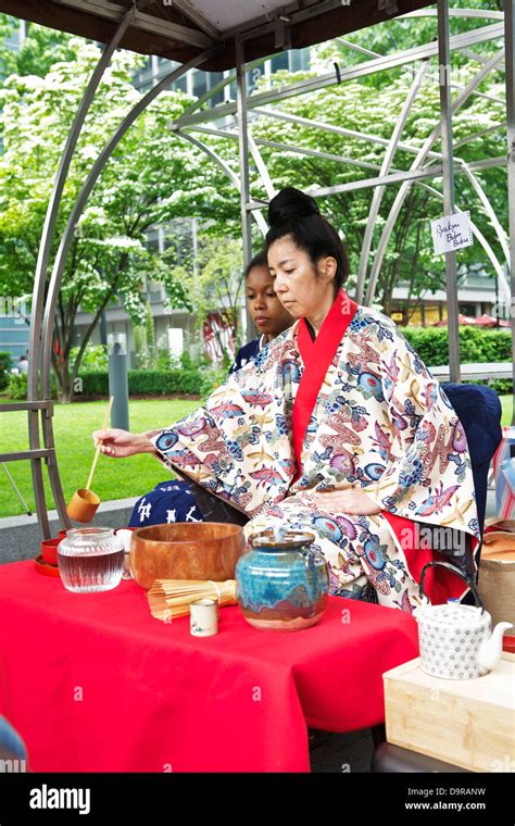 Okinawan Tea Ceremony 2 Women Prepare Tea The Traditional Way