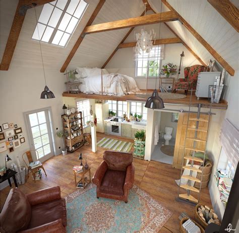 40 Incredible Lofts That Push Boundaries Tiny House Living Tiny