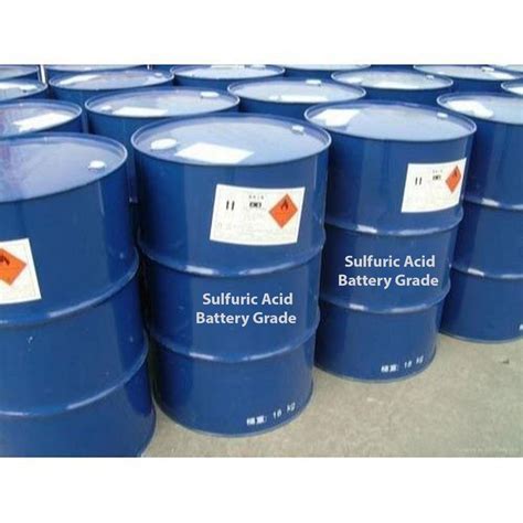 Sulfuric Acid Battery Grade At Rs 16kg Sulfuric Acid In Rangareddy