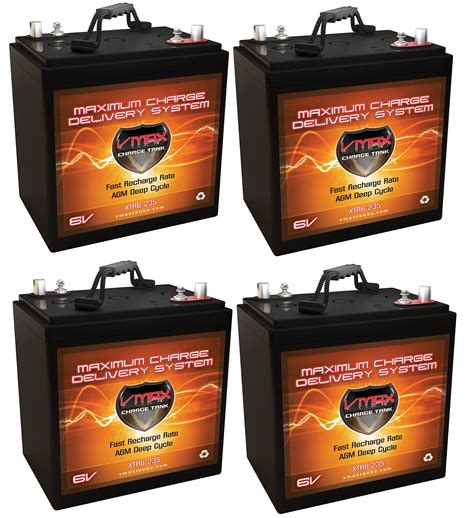 Buy Qty 4 Vmax Slr155 84kwh Solar Off Grid Batteries Agm Deep Cycle 12