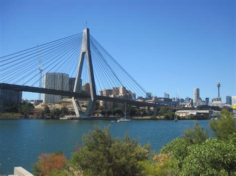 Sydney Daily Photo Anzac Bridge From Glebe Point