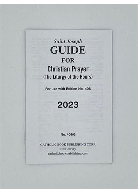 2023 Christian Prayer Guide Our Lady Of Peace T Shop Webstore