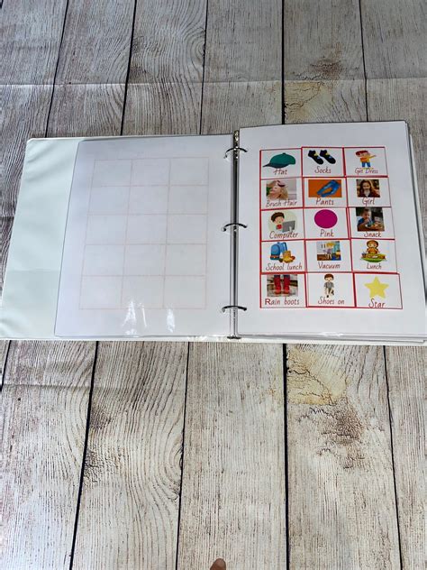 Pecs Binder Pack Of 210 Small Pecs Pecs Binder With Cover Etsy
