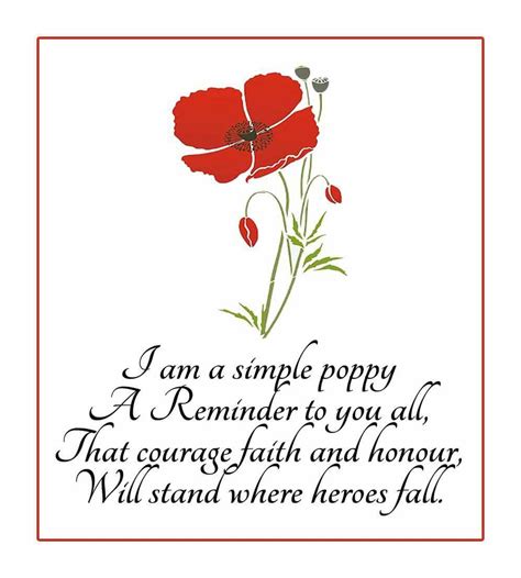 Officially distributed by the royal british legion, the iconic poppy has been available since 1921 when 9 million were sold on remembrance day. Pin by Katrina Summerfield on Quotes | Memorial day ...