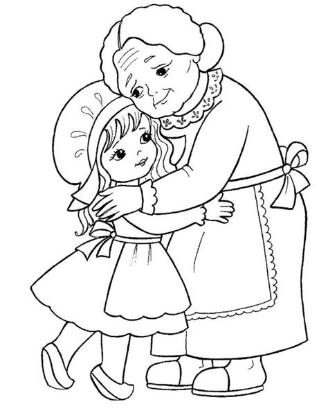 Desene Cu Bunici De Colorat Imagini și Planșe De Colorat Cu Bunica