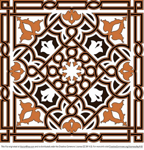 Ornament Vector Arabesque Free Vector Download Freeimages