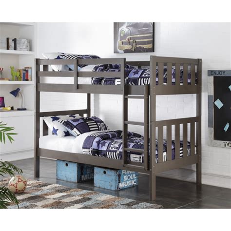 Twin Over Twin Bunk Bed Furniture And Mattress Discount King