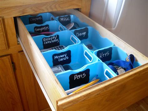 organize the junk drawer using target dollar section organize the junk drawer with cheap bin