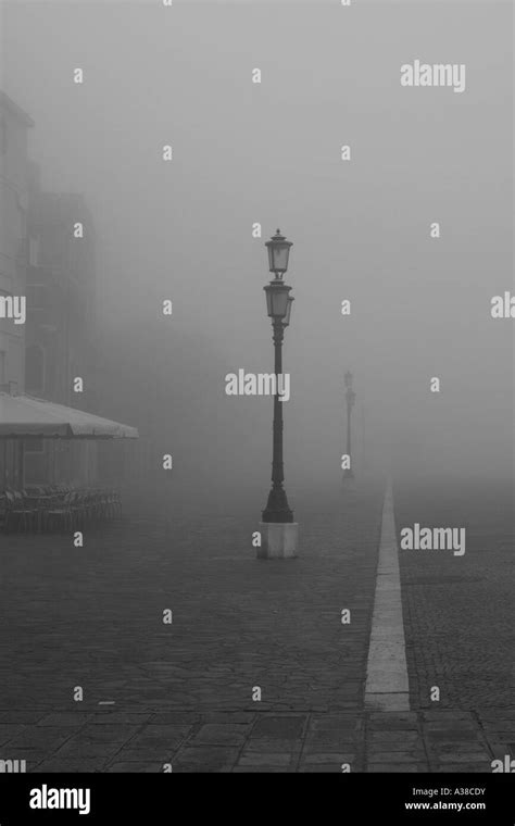 Foggy Day In Venice Italy Stock Photo Alamy
