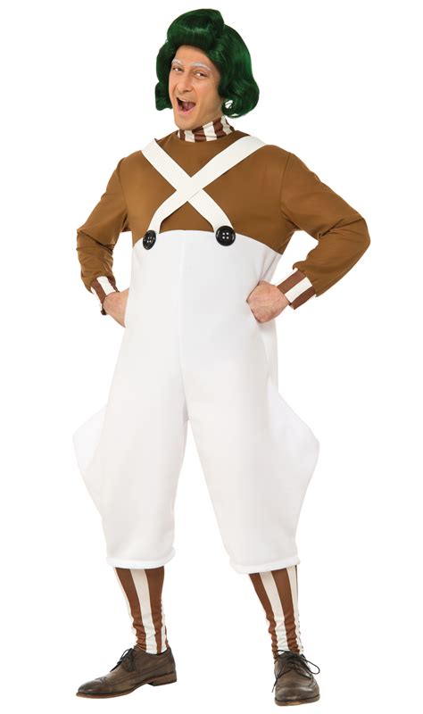 Willy Wonka The Chocolate Factory Oompa Loompa Deluxe Adult Costume