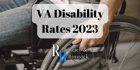 Va Disability Rates 2023 Reich And Binstock Va Disability Claims