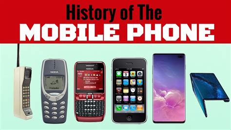 Evolution Of Mobile Phones From 1983 2020 Youtube