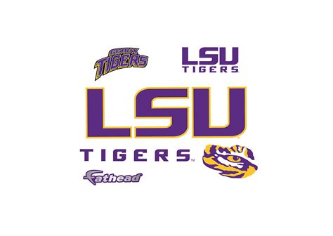 Small Lsu Tigers Teammate Decal Shop Fathead For Lsu Tigers Graphics